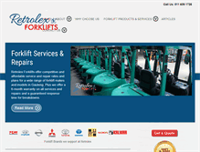 Tablet Screenshot of forklift-sa.com
